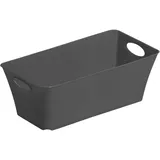 Rotho Aufbewahrungsbox Living 2l Kunststoff Grau Anthrazit M (Medium)
