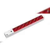 Bachmann Steckdosenleiste 2 m Rot 1 St.