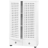 MCW Badezimmerschrank N87-WS 80 x 138 x 36 cm Weiß