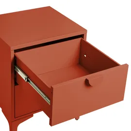 Beliani Nachtschrank Ardura 45 x 60 x 60 cm Braun
