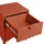 Beliani Nachtschrank Ardura 45 x 60 x 60 cm Braun
