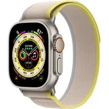 Apple Watch Ultra GPS+Cellular 49 mm Titaniumgehäuse, Trail Loop gelb/beige M/L