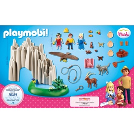 Playmobil Heidi Am Kristallsee mit Heidi, Peter und Clara 70254
