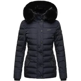 Navahoo Steppjacke "Milianaa", Damen, Gr. S (36), blau, Oberstoff: 100% Polyester. Futter: 100% Polyester. Wattierung: 100% Polyester. Ärmelfutter: 100% Polyester.