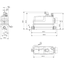 Grundfos SOLOLIFT2 CWC-3 Kleinhebeanlage