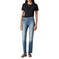 Levi's Damen 314 Shaping Straight Jeans Smudged Line, 27W
