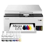 Canon MAXIFY GX1051 Tintenstrahldrucker 3-in-1 Multifunktionsdrucker MegaTank (Drucker, Scanner, Kopierer, WLAN, Cloud, Duplexdruck, 250 Blatt Kassette, Tintentank) Enthält 6 x Tintenflaschen