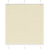 vidaXL Plissee Creme 115x150 cm Stoffbreite 114,4 cm Polyester