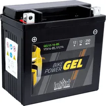 Intact Bike Power GEL Motorradbatterie (DIN 51214) YTX14-BS