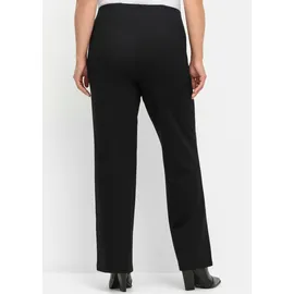 sheego Jerseyhose Schlupfhose Schwarz 40