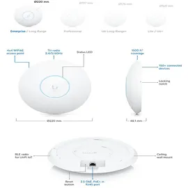 UBIQUITI networks Ubiquiti UniFi AP U6-Enterprise, Weiß