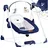 Kidiz KIDIZ® Babywippe Babyschaukel mit 5 Geschwindigkeitseinstellungen zusammenklappbarer Baby Wippe Schaukel Babyhochstuhl mit Spielbogen Spielzeugen 5 beruhigende Naturgeräusche neugeborene