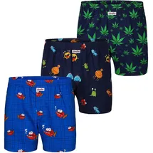 Sugar Pine Boxer Motiv Print Mix 3er Pack