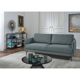 HÜLSTA sofa 2-Sitzer »hs.450«, Armlehne sehr schmal, Alugussfüße in umbragrau, Breite 150 cm, grau