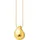 Thomas Sabo KE2281-413-39-L50V Damen-Halskette Tropfen Goldfarben