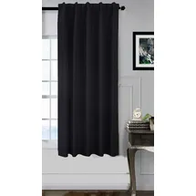 Gardinenbox Vorhang, »Boston Dark« HxB 175x140 cm Schwarz