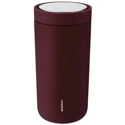 Stelton Thermobecher To Go Click 400 ml Edelstahl Berry