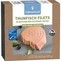 Followfood followfish Thunfisch Filets in Bio-Olivenöl