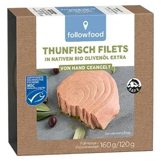 Followfood Thunfisch Filets in Bio-Olivenöl