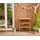 Siena Garden Caruna Tablett Tisch 45 x 70 x 91 cm braun klappbar