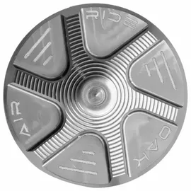 oak components Air Cap Fork Cap Gabelkappe Ventilkappe Silber