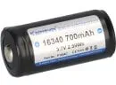 Keeppower 16340 3,6V 700mAh Akku (geschützt) - 1.4A