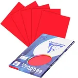 Clairefontaine Kopierpapier Trophée kirschrot DIN A4 80 g/qm 100 Blatt