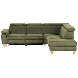 meinSofa Ecksofa  Beata ¦ grün ¦ Maße (cm): B: 270 H: 80 T: 233.0