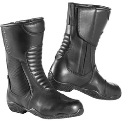 Bogotto Zora wasserdichte Damen Motorradstiefel, schwarz, Größe 39