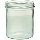 Mambocat 48er Set Sturzglas 350 ml Marmeladenglas Einmachglas Einweckglas to 82 silberner Deckel incl. Diamant-Zucker Gelierzauber Rezeptheft
