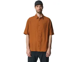 Houdini Tree Kurzarmhemd - Cinnamon Brown - M