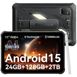 Blackview Active 7 Rugged Tablet 11" 2023 8 GB RAM 128 GB Schwarz