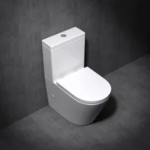 mai & mai Aachen179T Stand-WC mit WC-Sitz Weiß