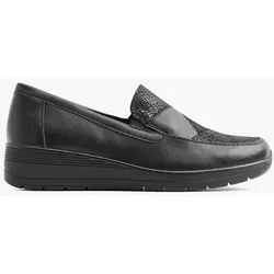 Komfort Loafer - Damen - schwarz