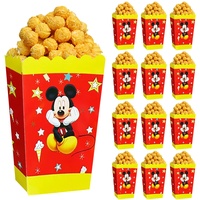 Qemsele Popcorntüten Popcornboxen, 30 Stück Karton Popcorn Box Snack Tüte Partytüten für Leckereien Süßigkeiten Geburtstagsfeiern, Filmabend, Karneval, Hochzeiten, Kindergeburtstag