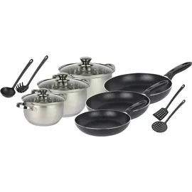 Schulz Haushaltswaren 3-teiliges Pfannen-Set 20 cm + 24 cm + 28 cm