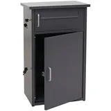 Mendler Paketkasten HWC-O51 dunkelgrau