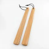 Psxixjsm 2Pcs Schuhlöffel Holz 39 cm, Praktischer Schuhlöffel mit Aufhängeband robustes Design für einfaches Anziehen von Schuhen, Universeller Schuhanzieher komfortabel für jedes Alter