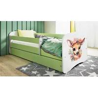 raumhirsch furniture Kinderbett Raumhirsch 80 x 180 cm Holzwerkstoff grün