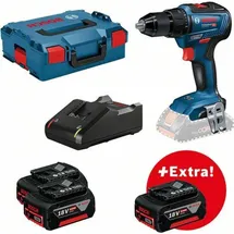 Bosch GSR 18V-55 Professional inkl. 3 x 5 Ah + L-Boxx 0615990L8D