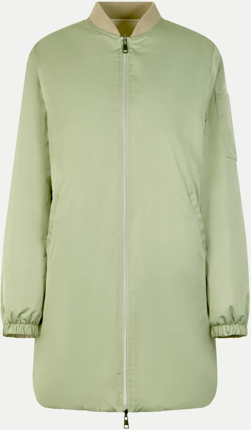 Langer Blouson zum Wenden Grün 44