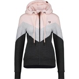 Alife & Kickin "StellinaAK A Sweatjacket Damen Kapuzensweatjacke, Sweatjacke" Gr. M, grau (moonless melange) Damen Sweatjacken