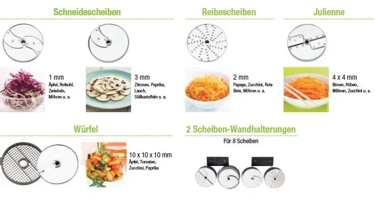 Robot Coupe Set-6-Scheiben-Gastronomie