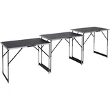 Meister Craft Beistelltisch Metall 100 x 60 cm schwarz