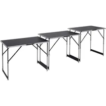 Meister Craft Beistelltisch Metall 100 x 60 cm schwarz