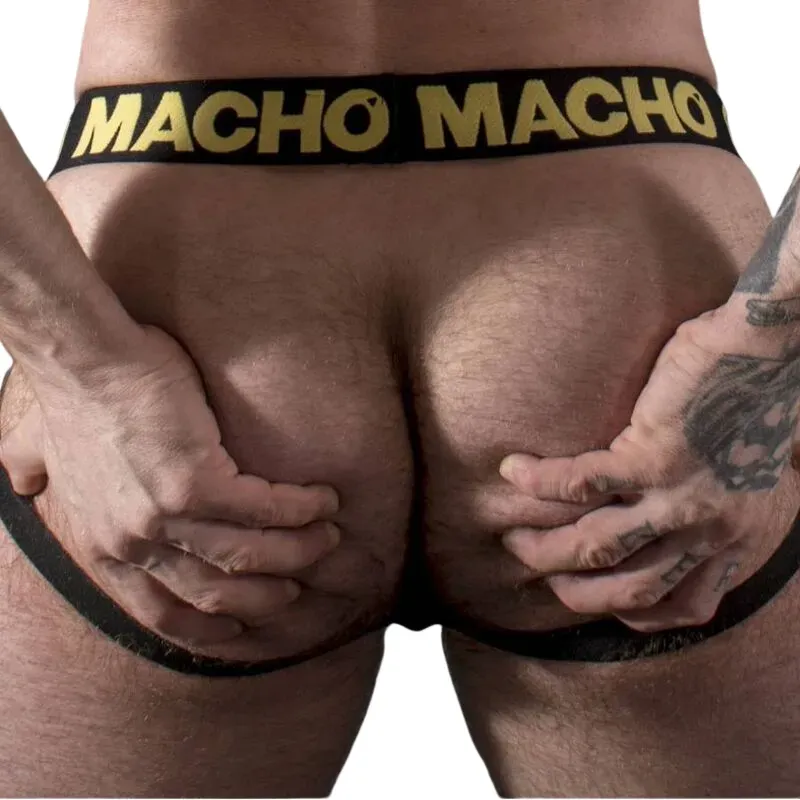 MACHO - MX25AC JOCK GELBES LEDER S - S