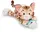 NICI Kuscheltier Katze Bengal mit Fisch 30 cm Braun