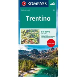 KOMPASS Autokarte Trentino 1:150.000