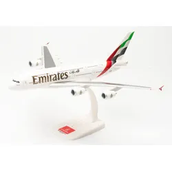 Herpa SNAPFIT 614054 Emirates Airbus A380 - new 2023 Colors - A6-EOE