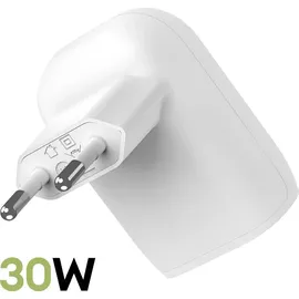 Belkin BoostCharge USB-C (30W) PD Ladegerät Pss Weiß WCA005vfWH - Weiß